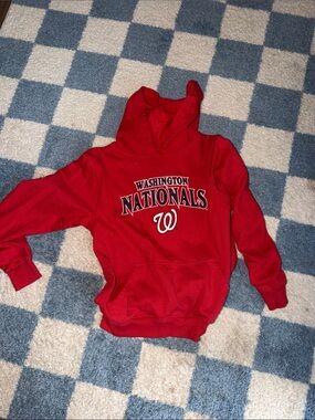 MLB Washington Nationals Red Hoodie Sweatshirt